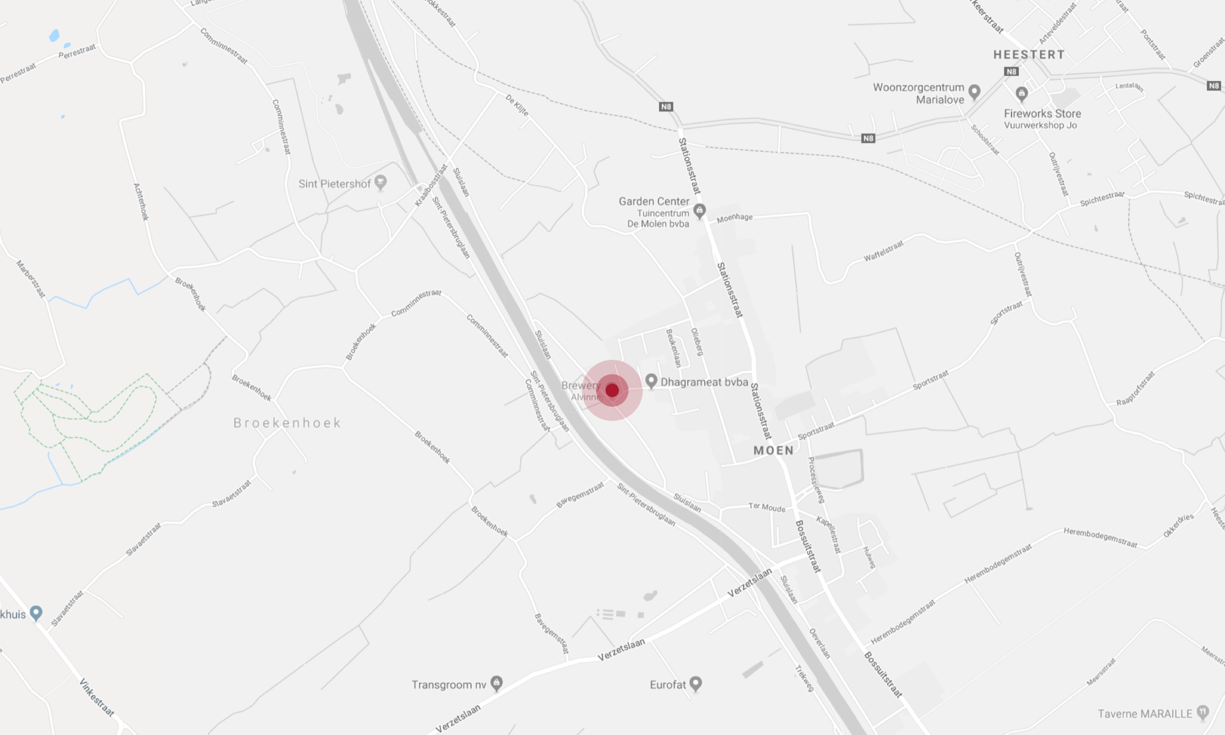 alvinne location map